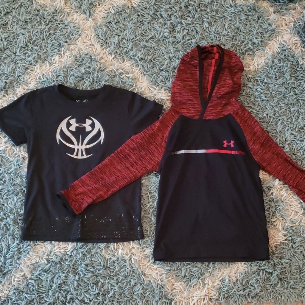 Boys Under Armour 4T shirts